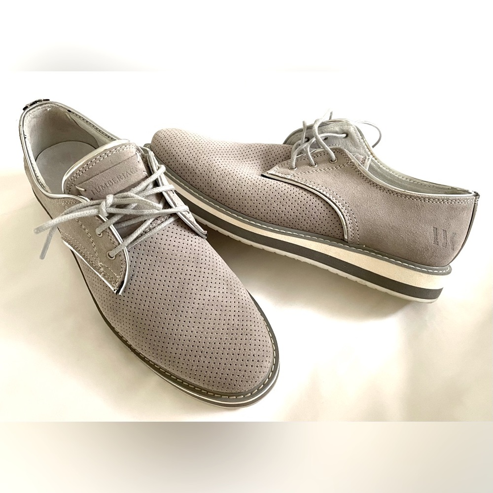 Lumberjack Women’s shoes/Oxfords premium Nubuck leather light gray 9US/39EU $40